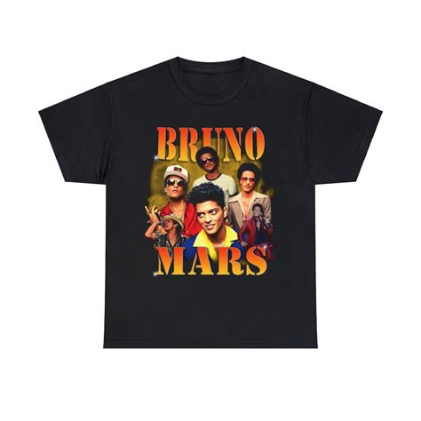 Bruno Mars T Shirt Pop Music Shirt 24k Magic Album Shirt Bruno Mars