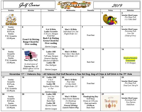 Upcoming Events - Barefoot Bay Golf Course