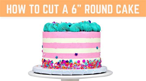 How To Cut A Round Cake Youtube