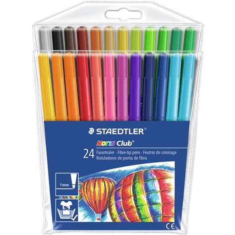 Staedtler Noris Club Fibre Tip Pens 24 Pack Big W