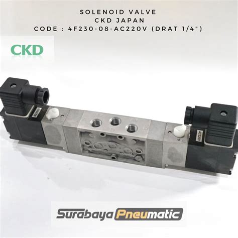 Jual Ckd Japan F Ac V Drat Solenoid Valve Double