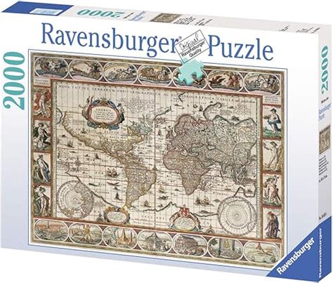 Ravensburger Puzzle Pezzi Mappamondo Collezione Carte E