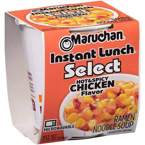 Maruchan Instant Lunch Select Hot And Spicy Chicken Flavor 225 Oz