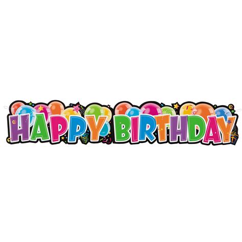 Unique Giant Happy Birthday Banner Shop Party Supplies At H E B