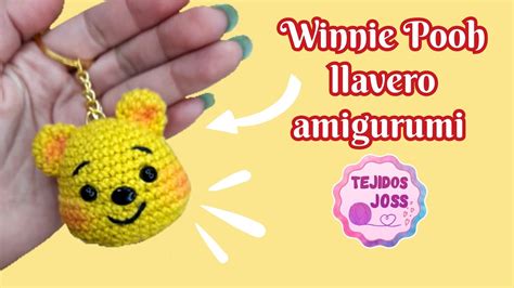 Winnie Pooh Llavero Amigurumi Tejidos Joss Youtube