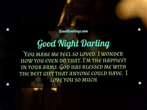 45 Sweet Good Night My Love Messages And Quotes