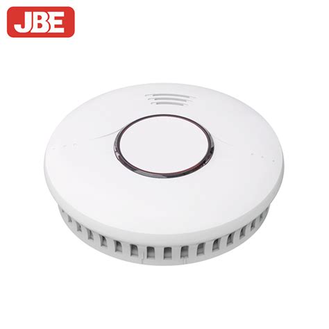 High Sensitivity Wireless Fire Detector V Battery Photoelectric Smoke