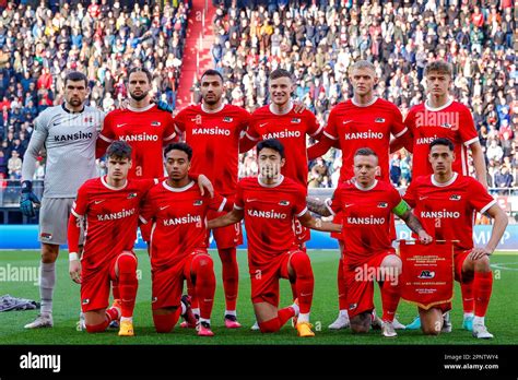 Sport Az V Anderlecht Alkmaar Netherlands April