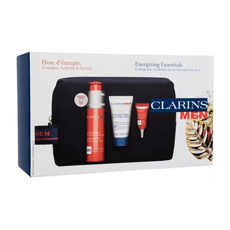 Clarins Men Energizing Essentials Set Cadou Gel Pentru Fa Energizing