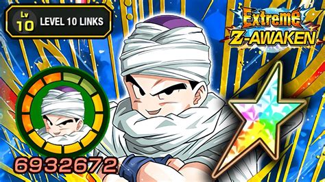 100 EZA F2P TEQ KRILLIN LEVEL 10 LINKS STICKER EFFECT Dragon Ball Z