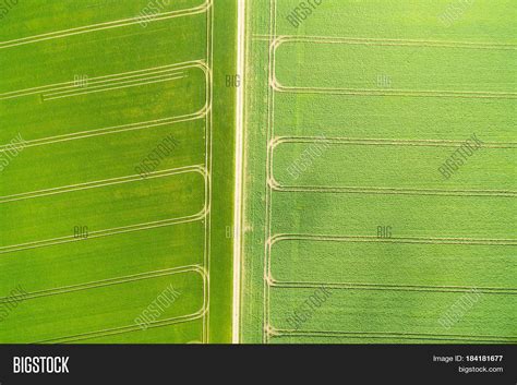 Aerial View Wheatfield Image And Photo Free Trial Bigstock