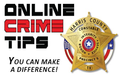 See Something Say Something Submitting Crime Tips To Harris County