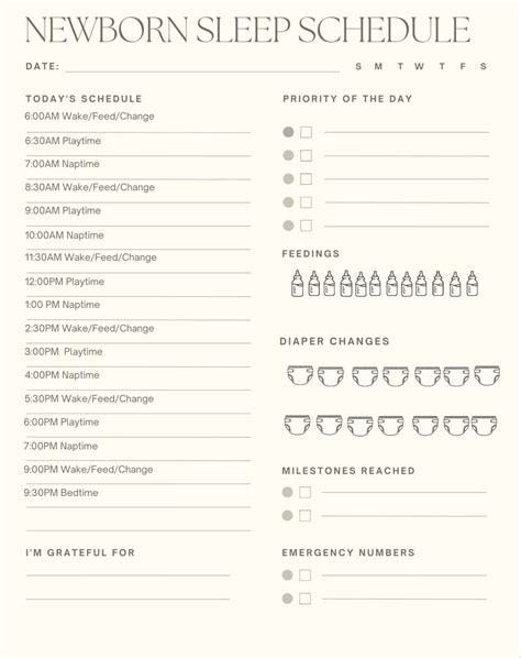 Newborn Sleep Training Schedule Artofit