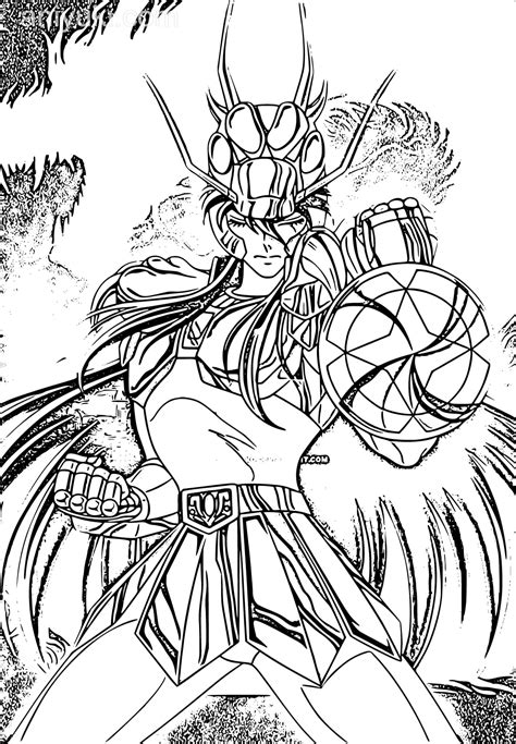 Saint Seiya Anime Coloring Pages Printable Best Of Saint Seiya Coloring