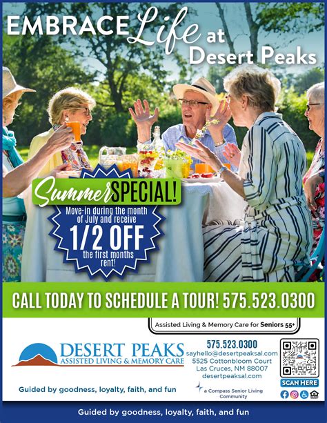 Las Cruces Nm Senior Living Desert Peaks Assisted Living And Memory Care
