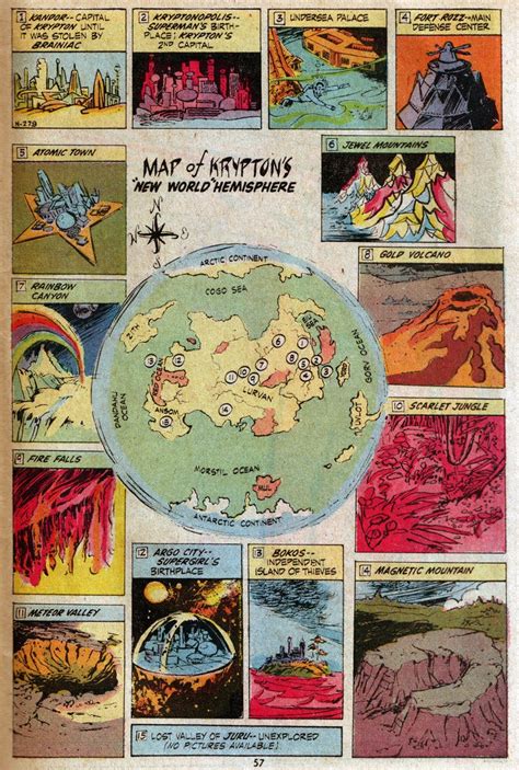 Fricking Awesome Maps From The Silver Age Of Comic Books WIRED