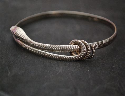 Vintage Sterling Silver Snake Bracelet – Cosmic Norbu