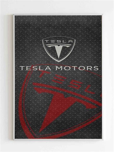 Tesla Motors Logo Poster in 2022 | Tesla motors, Motor logo, Tesla