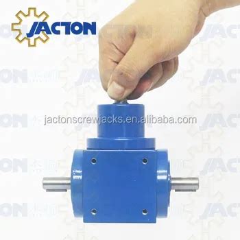 Durable And Quality Jtp Three Way Right Angle Gearbox For