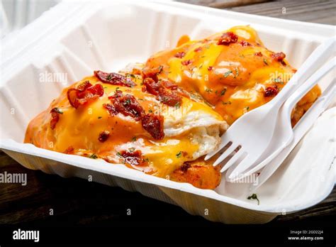 Puerto Rican Open Face Egg Jibarito Breakfast Sandwich Stock Photo Alamy
