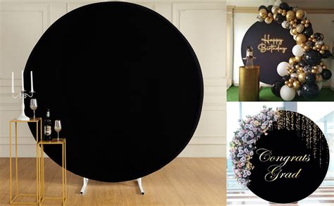 Amazon Ft Black Round Backdrop Cover For Ft Ft Circle