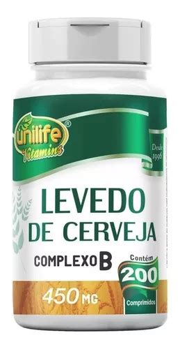 Suplemento Unilife Suplemento Vitamina B3 Levedo De Cerveja Sabor Sem