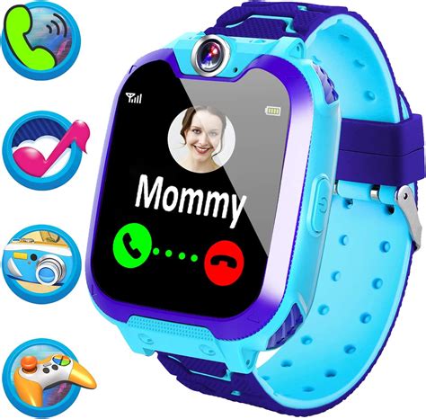 Smart Watch For Kids Boys Girls Kids Game Smartwatch Phone With Two
