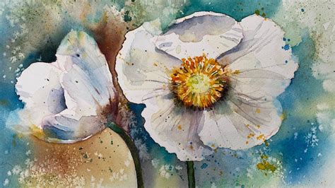 Famous Watercolor Paintings Of Flowers