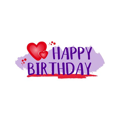 Happy Birthday Text Vector Hd Png Images Happy Birthday Text Sticker