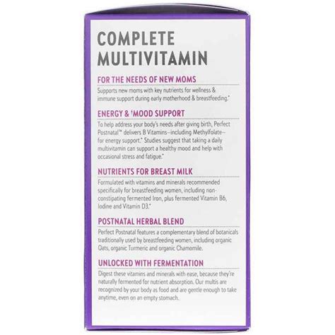 Perfect Postnatal Multivitamin, New Chapter