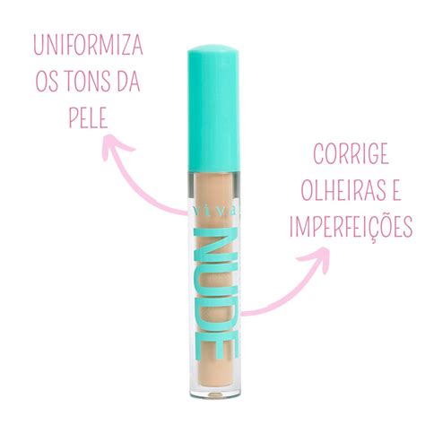 Corretivo Líquido Nude Matte Vivai Shopee Brasil