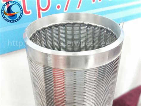 Slot Johnson Type Vee Shaped Wire Screen For Water Well Filter