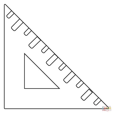 Dibujo De Emoji Regla Triangular Para Colorear Dibujos Para Pdmrea