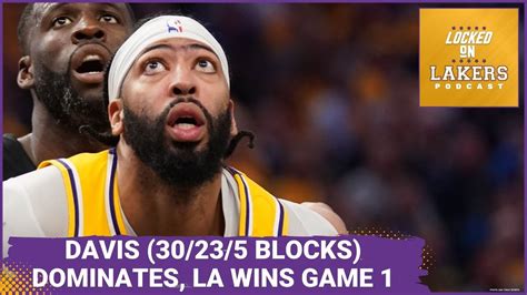 Anthony Davis 30 Points 23 Rebounds Dominates As Lakers Beat