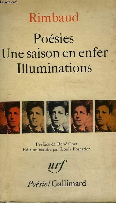 POESIES UNE SAISON EN ENFER ILLUMINATIONS COLLECTION POESIE Par