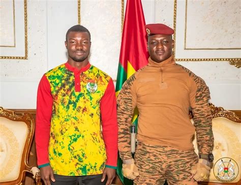 Burkina Faso Athlétisme Hugues Fabrice Zango fait Officier de lOrdre