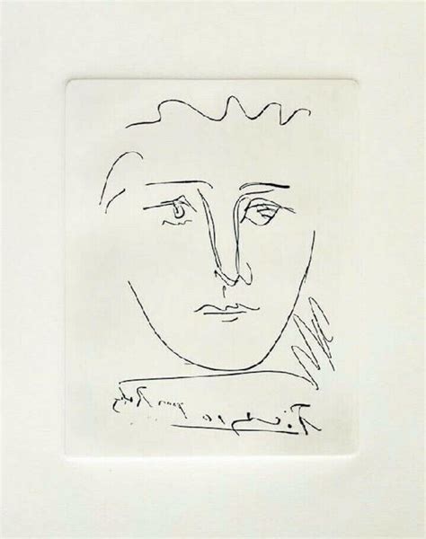 Pablo Picasso Pour Roby Lage De Soleil 1950 Bloch 680 At 1stdibs