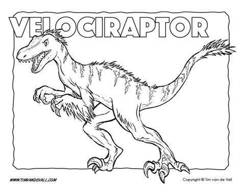 velociraptor-with-feathers-coloring-page-72 – Tim's Printables | Dinosaur coloring pages ...