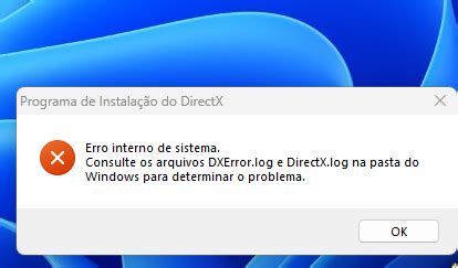 Erro Dxerror Log E Directx Log No Directx Windows 11 Clube Do Hardware