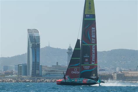 America's Cup: Defender sails for the first time in Barcelona