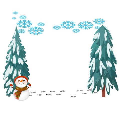 Snowflake Element Christmas Tree Snowman, Footprint, Element, Make A Snowman PNG and Vector with ...