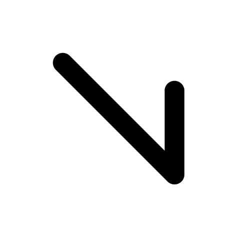 Arrow Right Down Vector Svg Icon Svg Repo