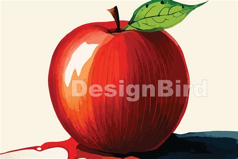 Apple Watercolor Illustration Graphic by Designbird · Creative Fabrica