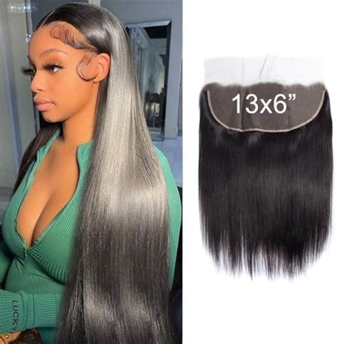 Amazon Kinky Straight Frontal Closure 13x4 Ear To Ear HD Lace