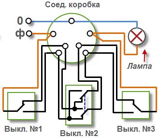 Двойные, перекрестные проходные выключатели: схема подключения — Asutpp