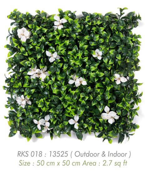 2 5 Sqft PVC Artificial Flower Wall For Decoration Natural At Rs 195