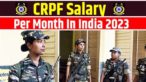 Crpf Salary Per Month In India Know All Post Salary Details