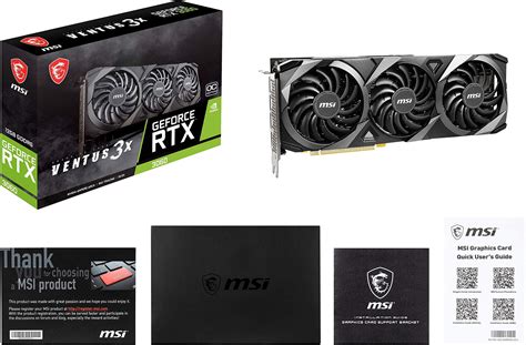 Видео карта MSI GeForce RTX 3060 VENTUS 3X 12G OC