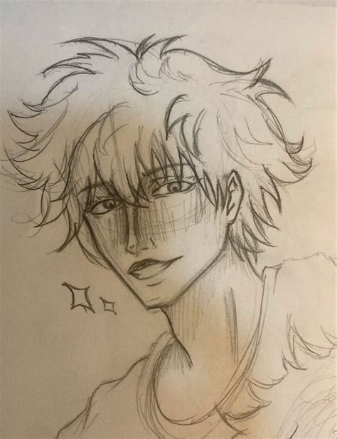 Gojo Fanart Male Sketch Humanoid Sketch Fan Art