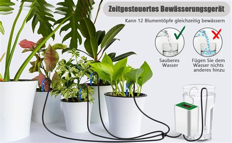 Bew Sserungssystem F R Topfpflanzen Balkon Automatische Bew Sserung